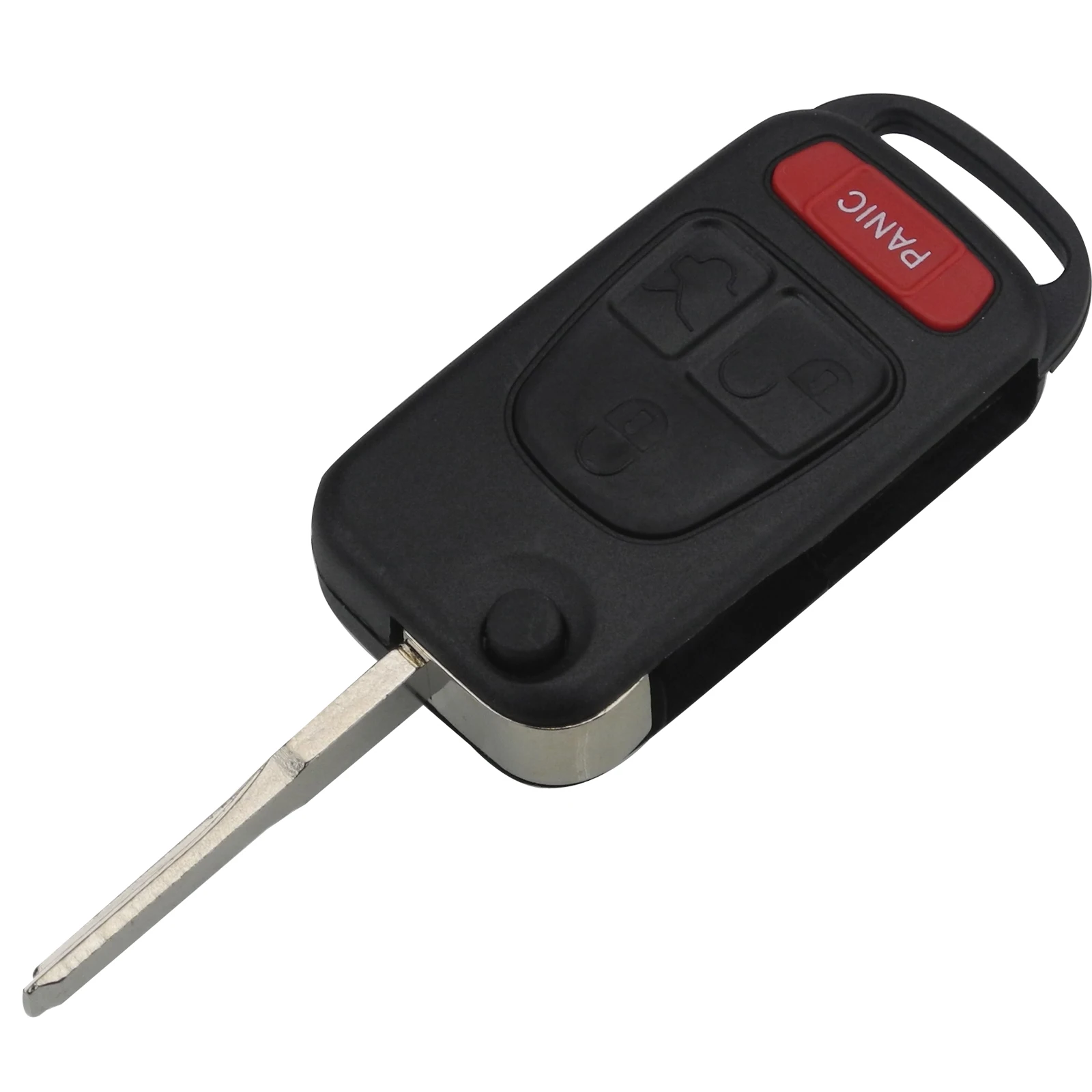 

Jingyuqin 1/2/3 кнопки автомобильный пульт дистанционного складывания Flid ключ оболочка Крышка для Mercedes для Benz B200 A160 W124 W202 W210 HU39 HU64