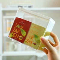 plastic tea bag caddy box storage container organizer holder for cabinet countertop holds coffee sugar packets drink pods