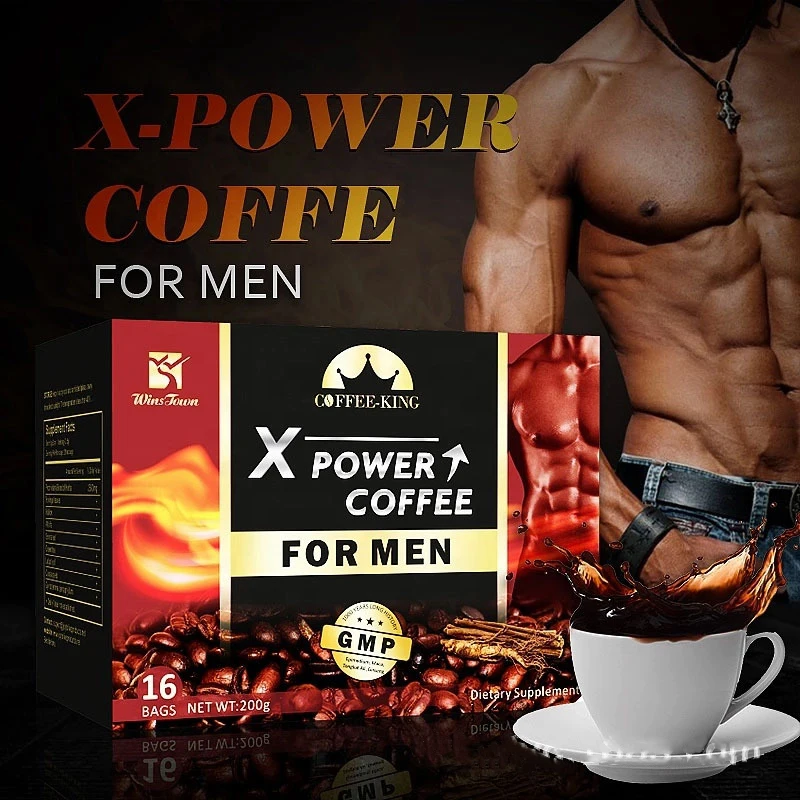 Кофе Tongkat Ali Maca X Power для мужчин улучшает либидо снимает стресс способствует
