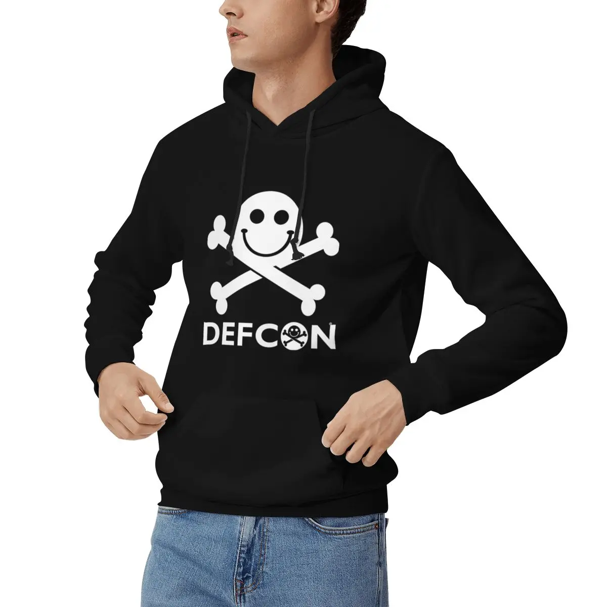 Мужские толстовки Defcon в стиле аниме