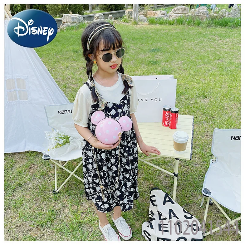 Disney Crossbody Bag for Girl Kids Purse Cute Mickey Mouse Cartoon Purse Side Bags for Children with Free Shipping