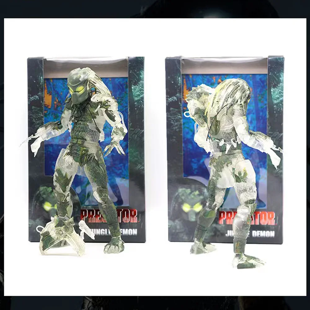 

NECA Predator Series The Jungle Camouflages Iron Blood Vinyl Doll Model Figures 18CM Children's Toy Gifts Collect Toys