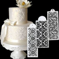 cake decorating tool plastic lace border cake side cupcake stencil sugarcraft decoration mould baking tool kitchen accessories