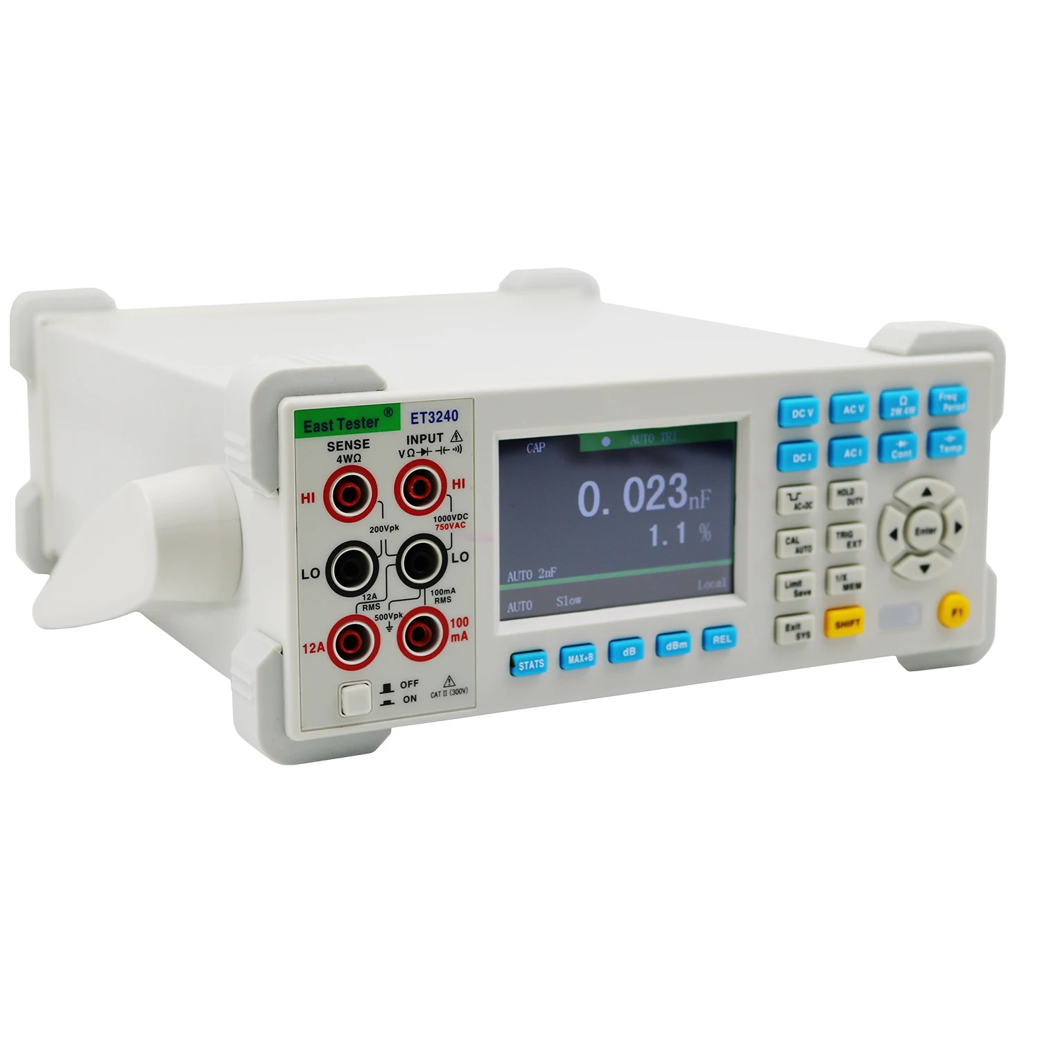 Цифровой мультиметр ET3240 с автоматическим отсчетом Benchtop 3,5 дюйма TFT большой прозрачный экран Высокая точность настольный мультиметр