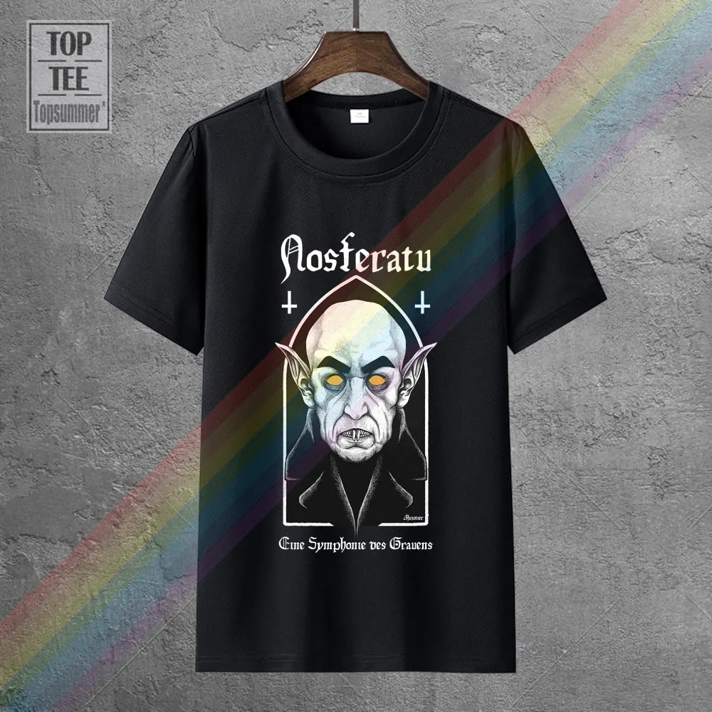 

Nosferatu Movie Mens T-Shirt Japanese Streetwear Tshirt Sexy Girl Tshirts 100% Cotton T-Shirts Big Size Men