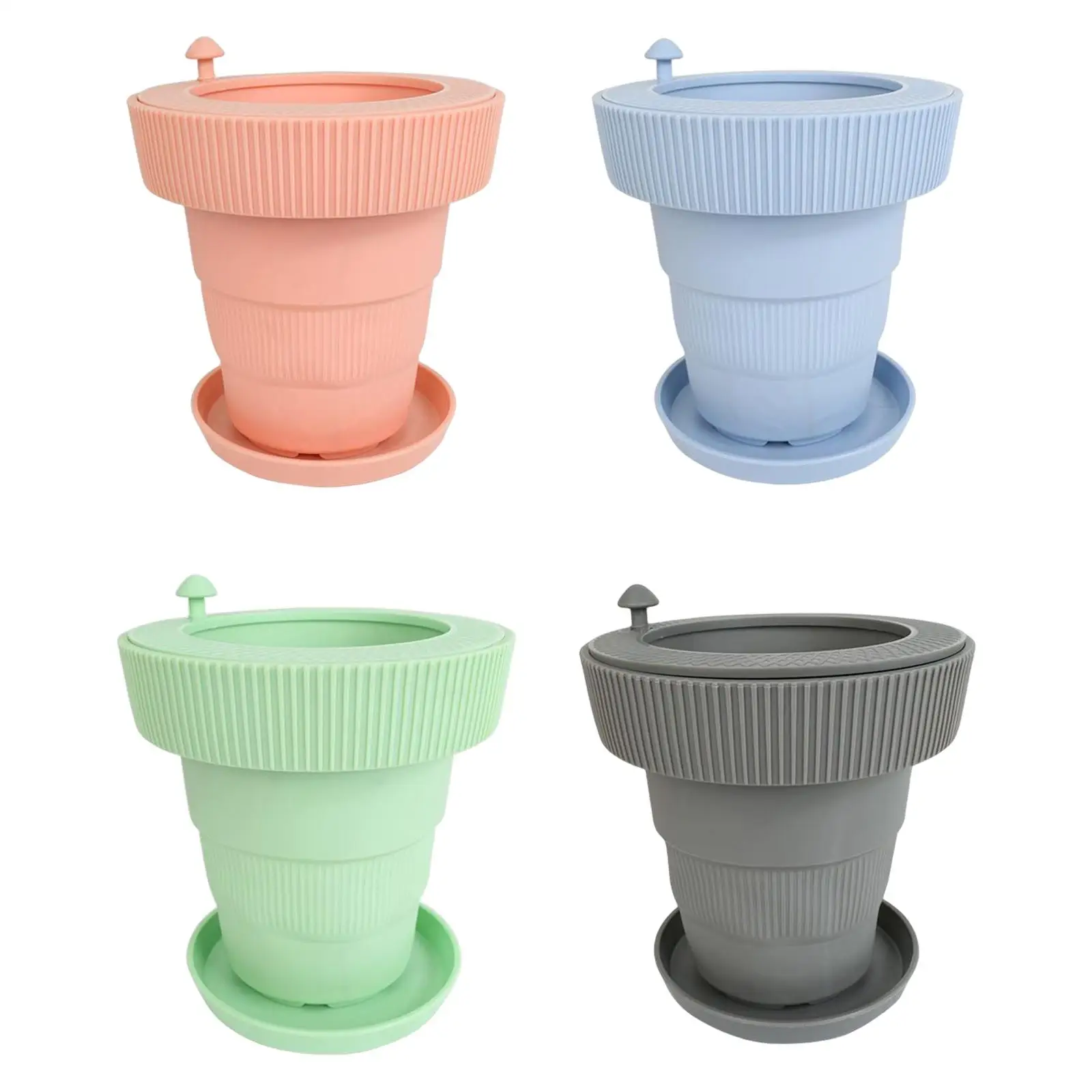 Цветочный горшок из термопластичной резины, плантатор для суккулентов, горшки для сада, милый цветочный горшок