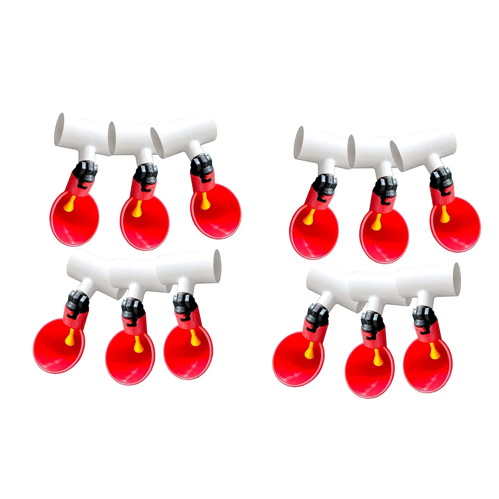 

12 шт., автоматические поилки для цыплят и перепелов