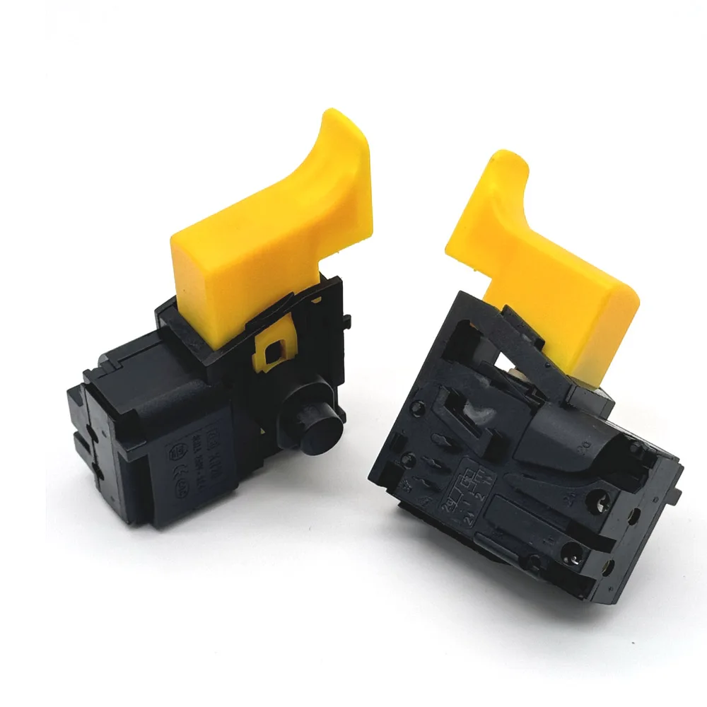 20 шт. переключатель скорости пистолетной дрели 250 В 8 А Блокировка на питании