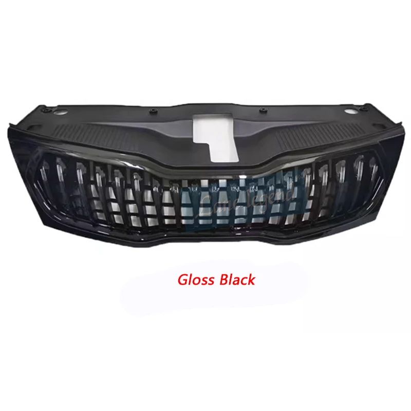 

Передний бампер автомобиля, решетка радиатора для гоночных радиаторов из АБС-пластика для KIA Rio K2 2011-2014, Сетка среднего размера высокого качества