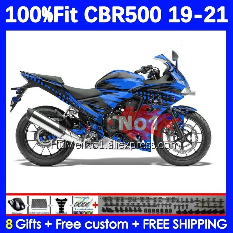 

Injection Body For HONDA CBR500R CBR500 CBR 500 R C 500R RR 191No.147 500CC CBR-500R 19 20 21 2019 2020 2021 Fairing blue stock