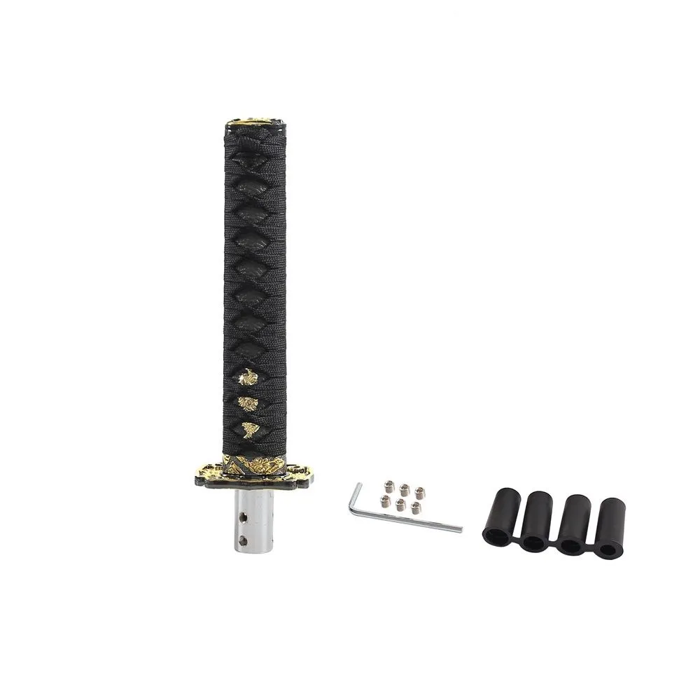 Универсальный JDM Katana Samurai меч рычаг переключения передач с адаптерами ручка 200 мм |