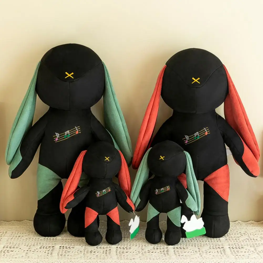 

Полезная Мягкая кукла, полипропиленовая хлопковая Набивная игрушка, лоскутный мультяшный кролик с длинными ушами, украшение для дома