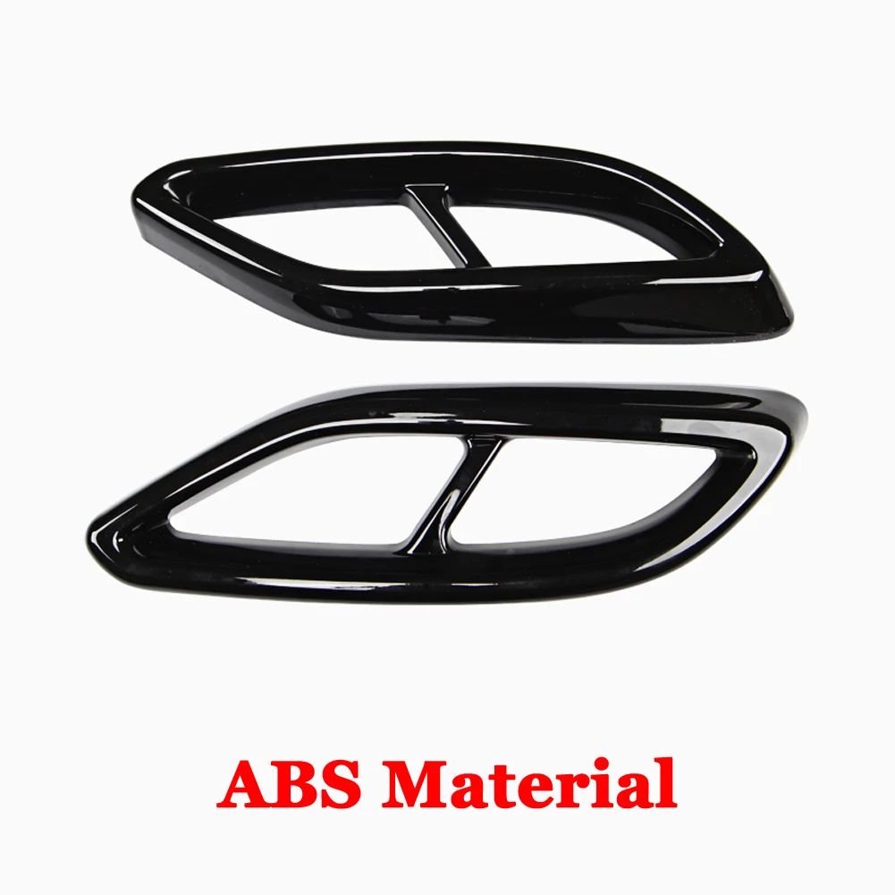 

Для Mercedes Benz CLA Class C118 W118 CLA180 200 220 250 260 2020-2022 ABS автомобильные аксессуары Глушитель выхлопная труба задняя крышка отделка