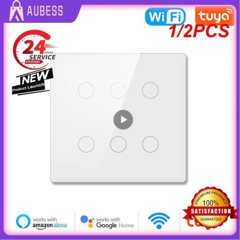 

Настенный выключатель с сенсорным датчиком и поддержкой Wi-Fi, 1/2 шт.