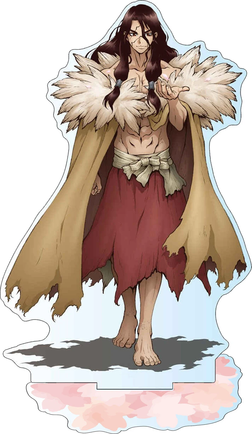 Аниме периферийный магазин Dr.Stone Tsukasa Shishio Ukyo Saionji вишневые цветы акриловая