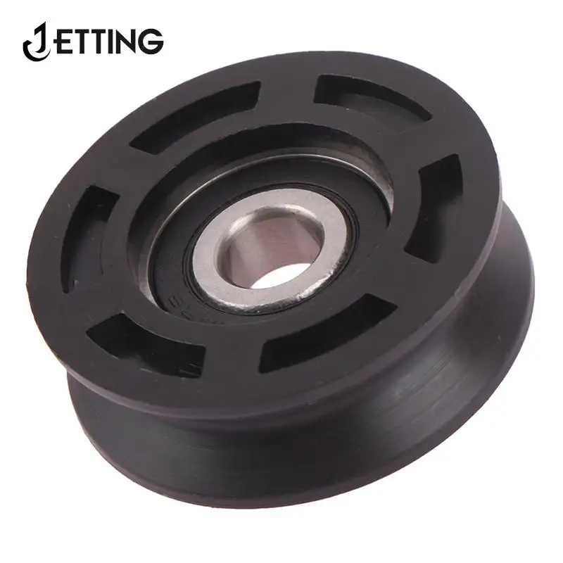 

10*50*16mm V Groove Type Nylon Bearing Pulley Package Plastic Wear-resistant Suspension Wheel POM POM Rolling Wheel