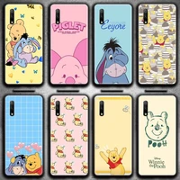 pooh bear piglet eeyore phone case for huawei honor 30 20 10 9 8 8x 8c v30 lite view 7a pro
