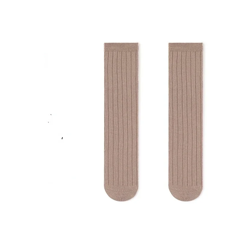 1 Pairs Simple Solid Knee High Socks for Infant Baby Girls Boys Warm Knitted Long Socks Suit for Children and Aduilt Stockings (art.: 3920ca3673e25) - 3920ca3673e25