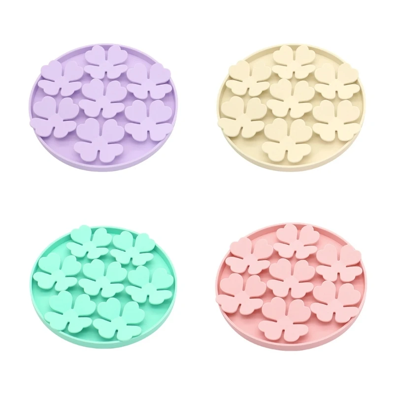 

Dog Toy Snuffle Pad Sniffing Treat Dispensing Nosework Chew Toy Relieving Stress Snuffle Pad for Medium Dogs 6XDE