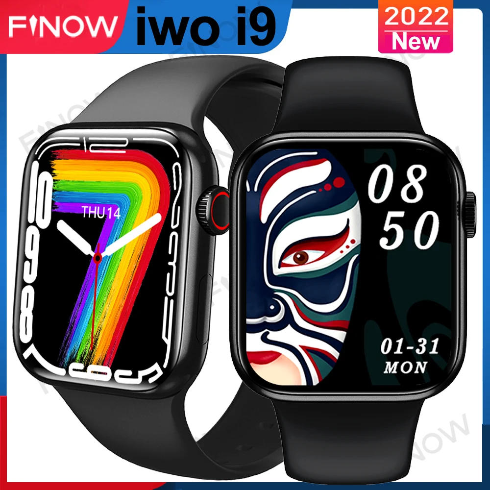 

Original iwo i9 Smartwatch 1.82inch i8pro Update 2022 Series 7 45mm Bluetooth Call Smart watch Men for iphone PK DT7plus dt100