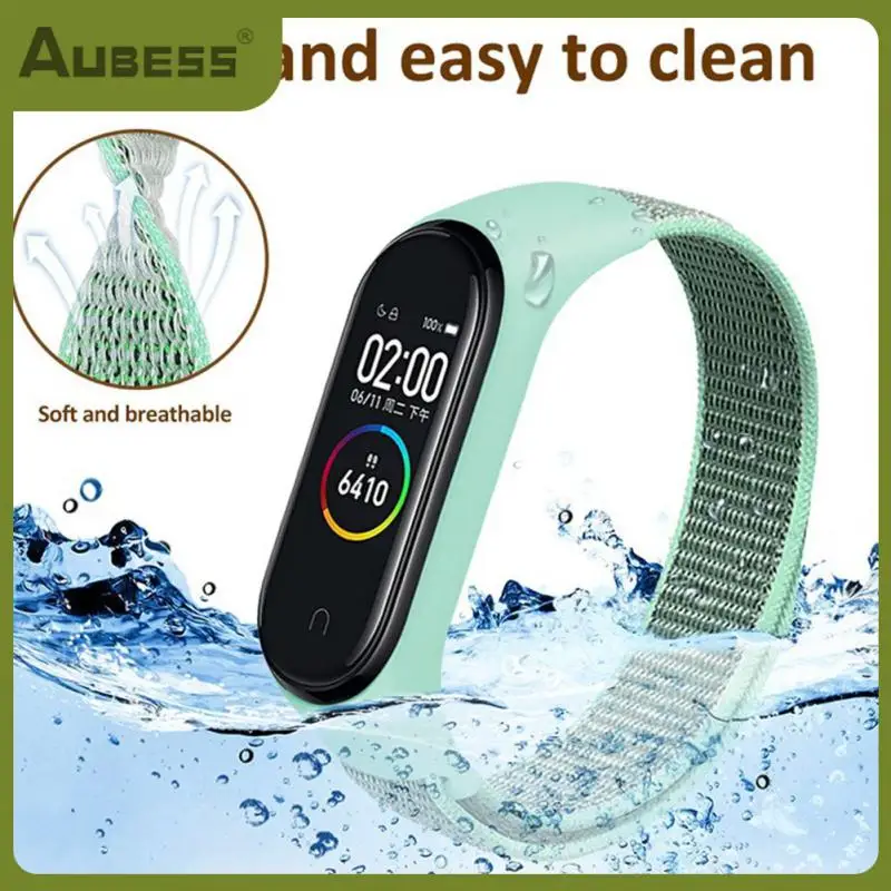 

Nylon Strap For Xiaomi Mi Band 4 5 6 7 Sports Wristband Breathable Wristband For Mi Band 4 5 6 7 Strap Sport Bracelet Breathable