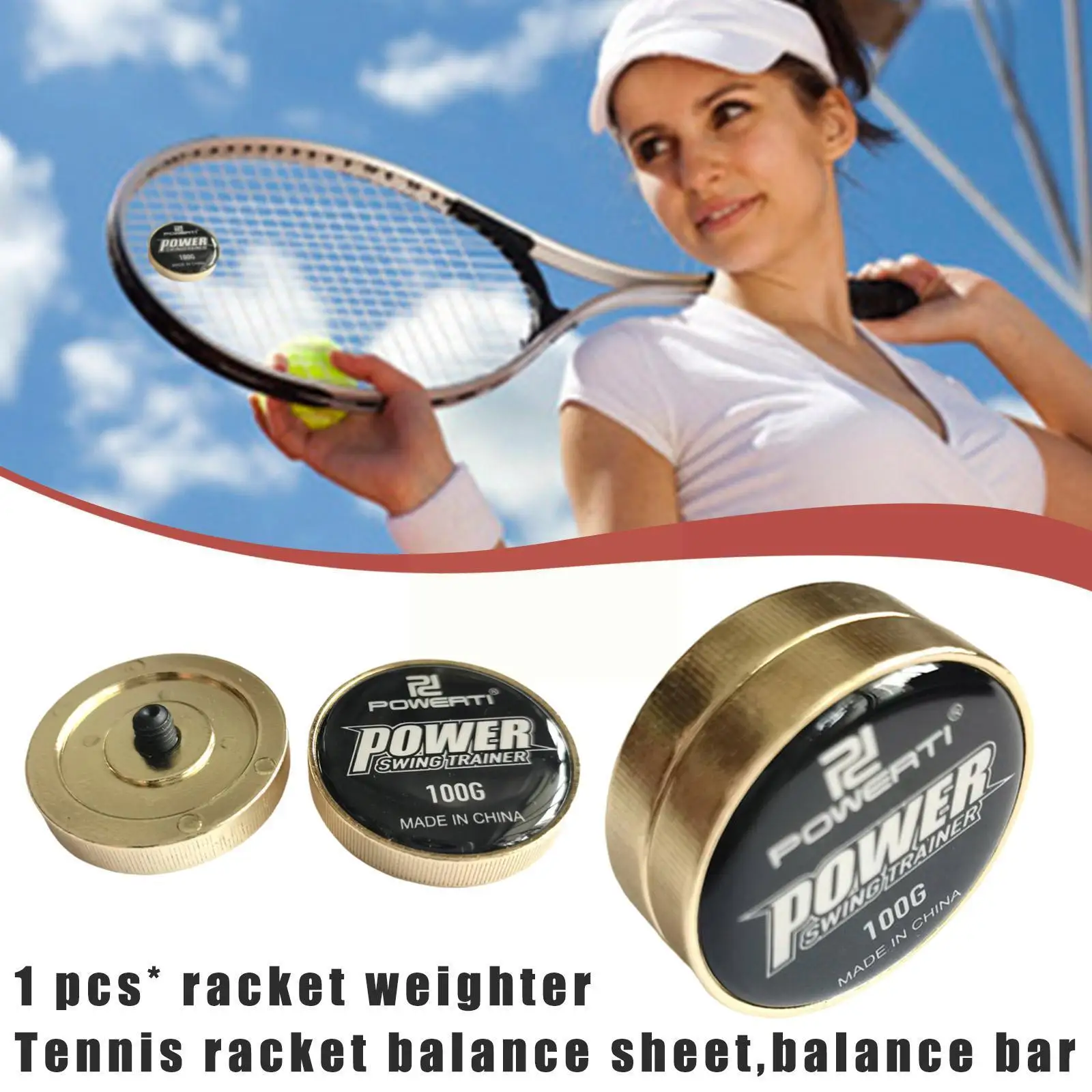 

100g New Tennis Racket Weight Film Black Swing Weight For Driver Iron Tennis Racket Iron Putter Training Aids Z9y2