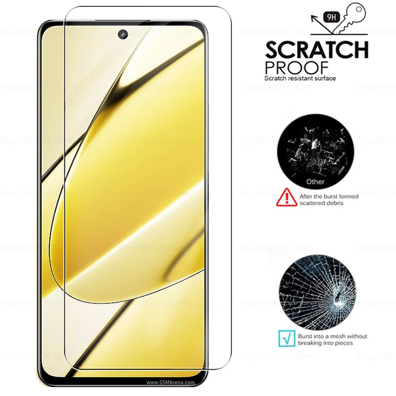 6In1 Protective Glass Case For Realme 11 5G Tempered Realm Readme 11X Realme11 X 6.72'' Screen Lens Camera Protector Film