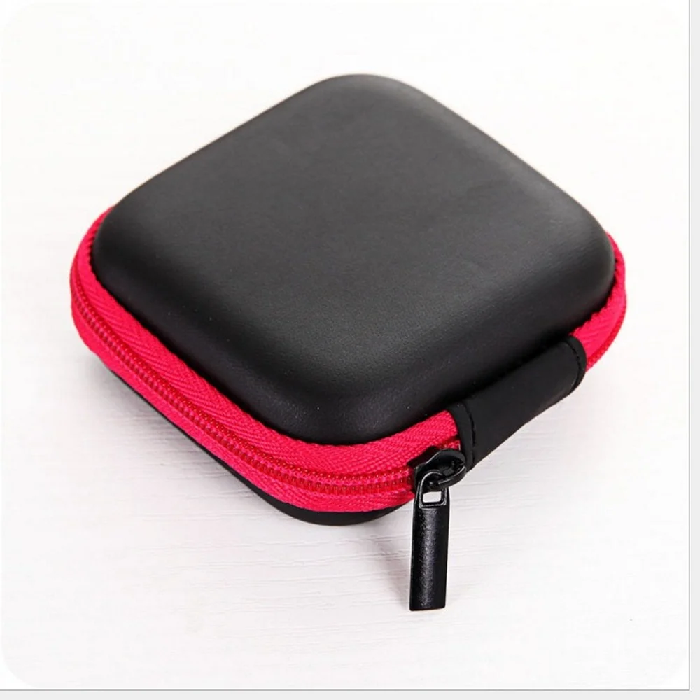 

Square Headphone Bag Bluetooth Headphone Bag Can Be Customized Data Cable Headphone Bag Round Headphone Bag
