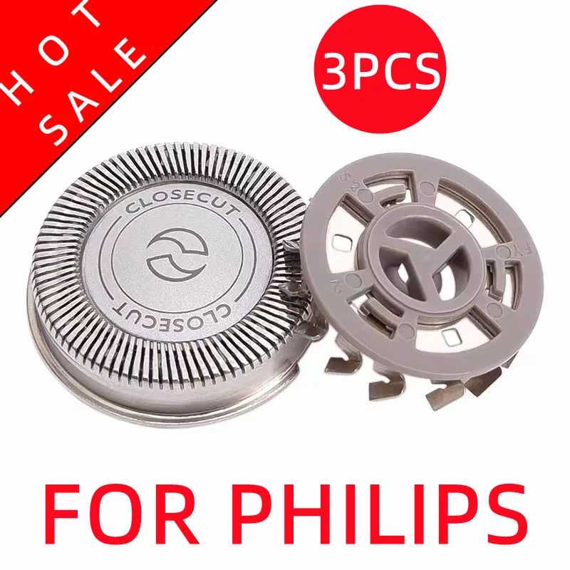 3 шт., сменные головки для бритвы Philips Norelco HQ30 HQ320 HQ55 HQ362 HQ6900 HQ46 HS708 HS970