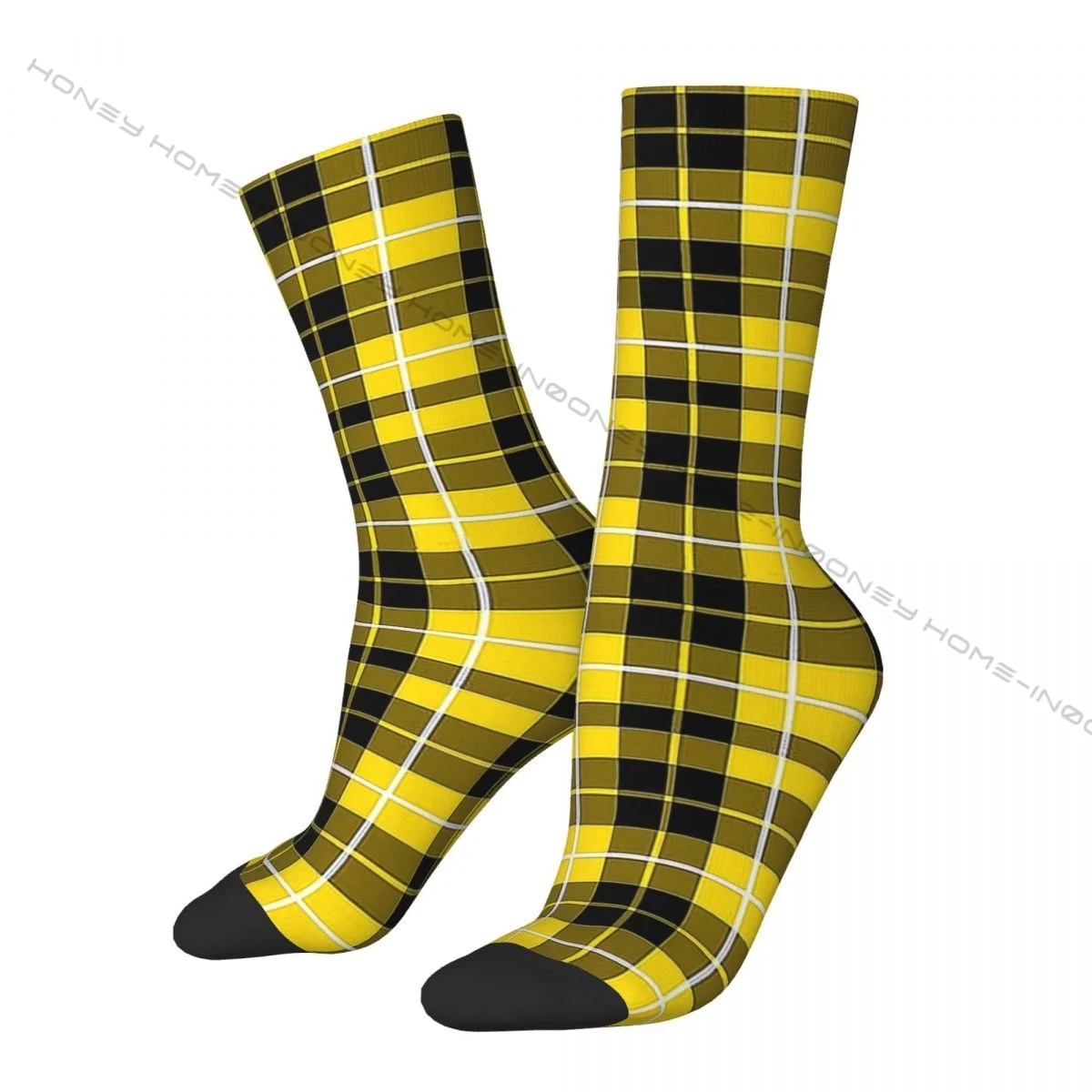 

Hip Hop Retro Clan Barclay Tartan Crazy Men's Socks Game Unisex Harajuku Pattern Printed Funny Happy Crew Sock Boys Gift