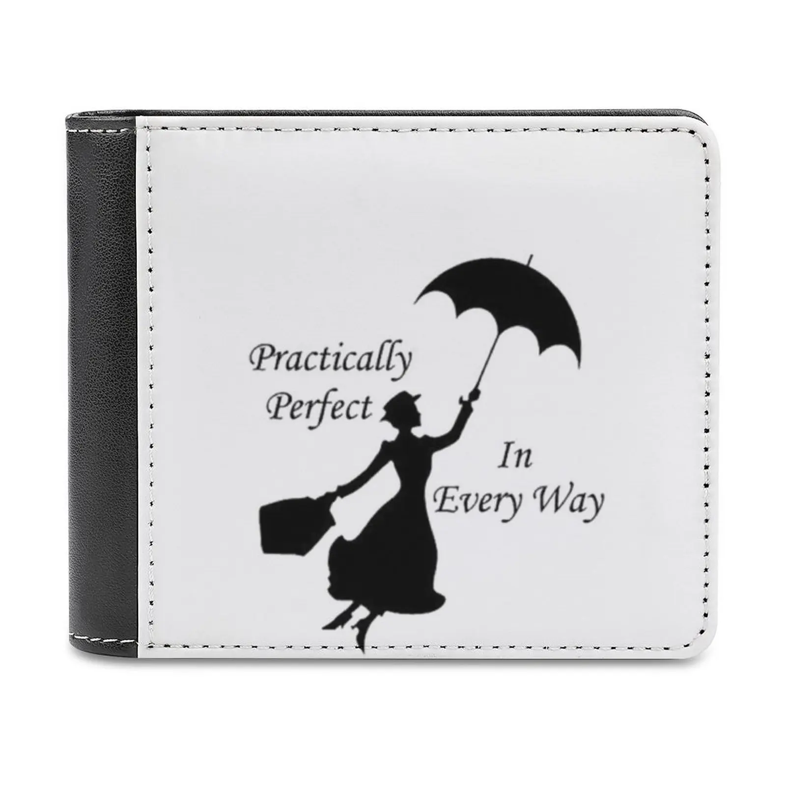 

-Практически идеальный мужской кошелек 6 дюймов, кожаный кошелек, держатель для кредитных карт, короткий кошелек Poppins, персонализированный к...