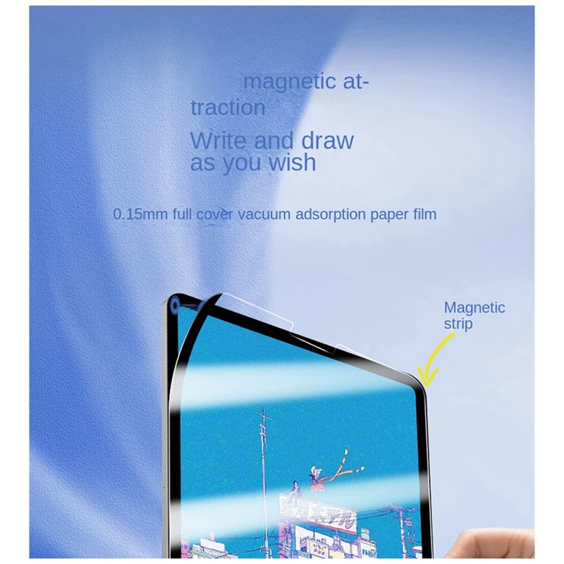 Бумажная фотобумага для Ipad Pro 11 дюймов съемная Магнитная пленка прочные и простые