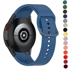 Ремешок силиконовый для Samsung Galaxy Watch 4 classic, спортивный браслет для смарт-часов 46 мм 42 мм, Galaxy Watch 4, 20 мм