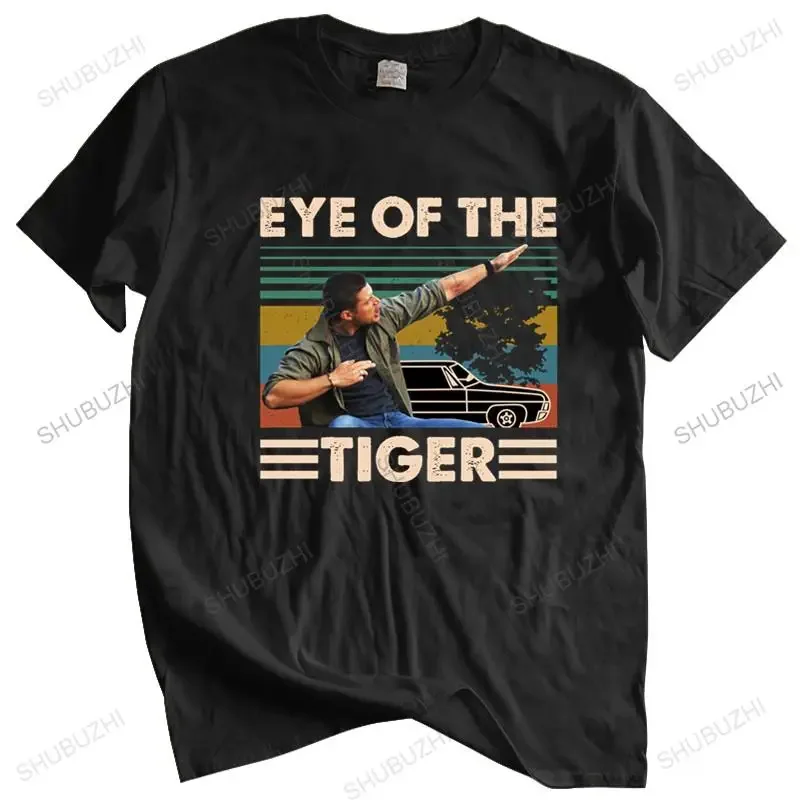 Мужская хлопковая футболка летняя брендовая винтажная в стиле ретро с рисунком