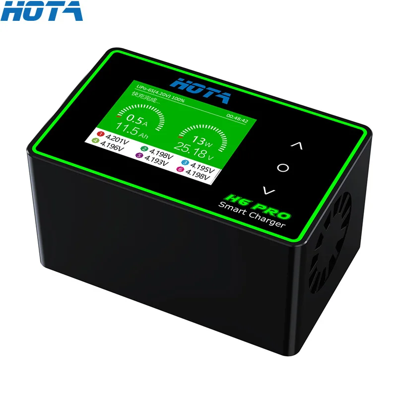 HOTA H6 Pro DUO AC 200 Вт DC 700 Вт 26A мини-зарядное устройство для литиевых батарей 1-6S