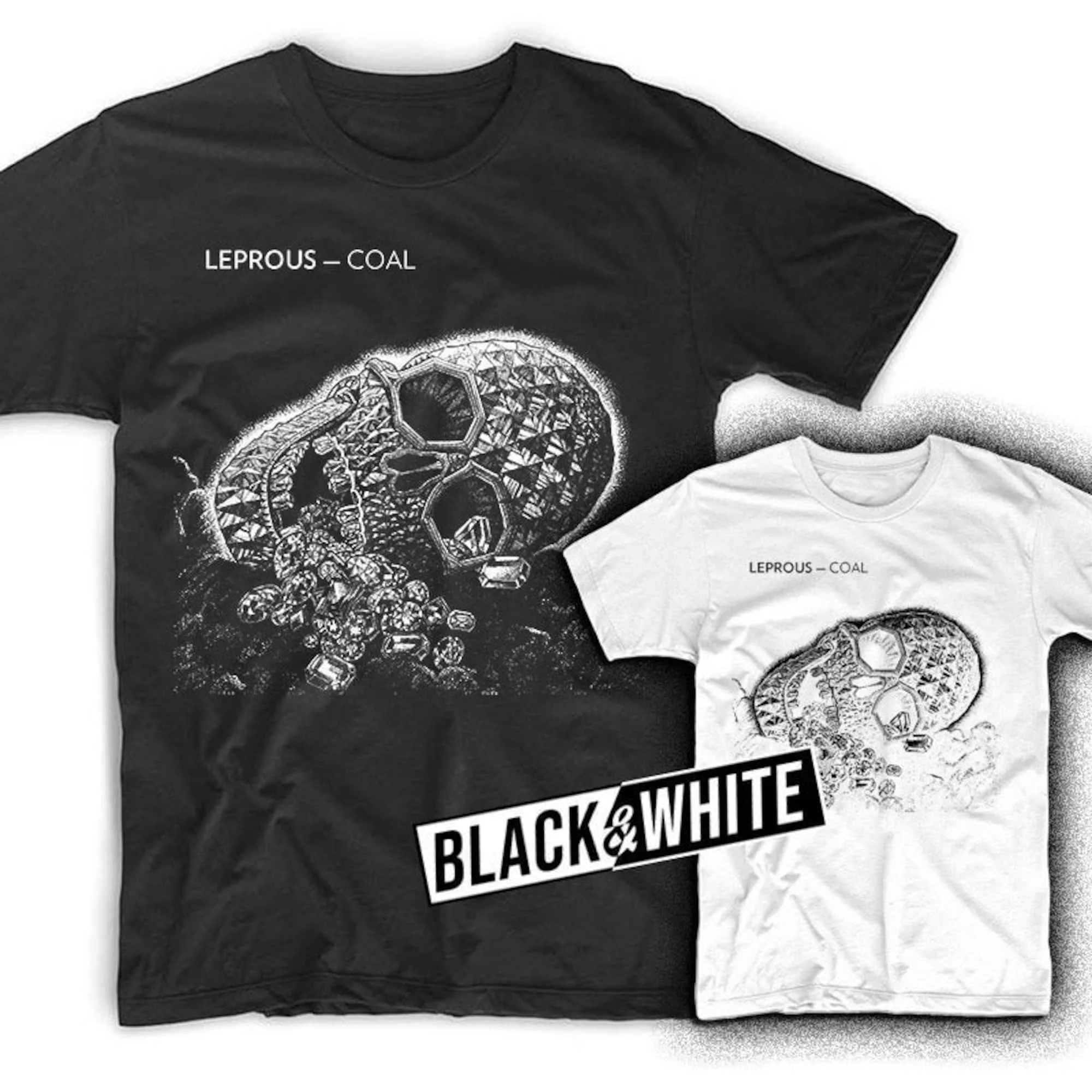 Футболка Leprous с угольной фотоальбомной обложкой металлическая футболка твердым