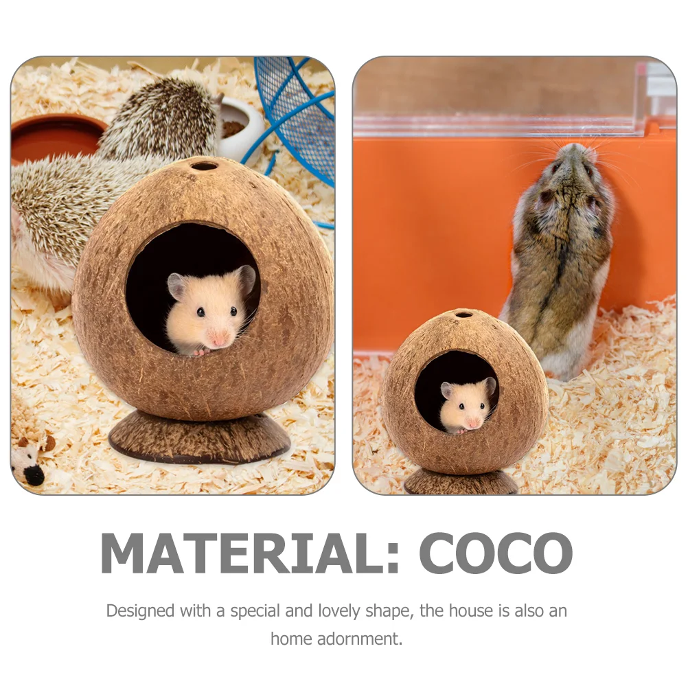 Сохраняет тепло хомяк-гнездо игрушки-кролики кролик скрывающий домик кокосовые