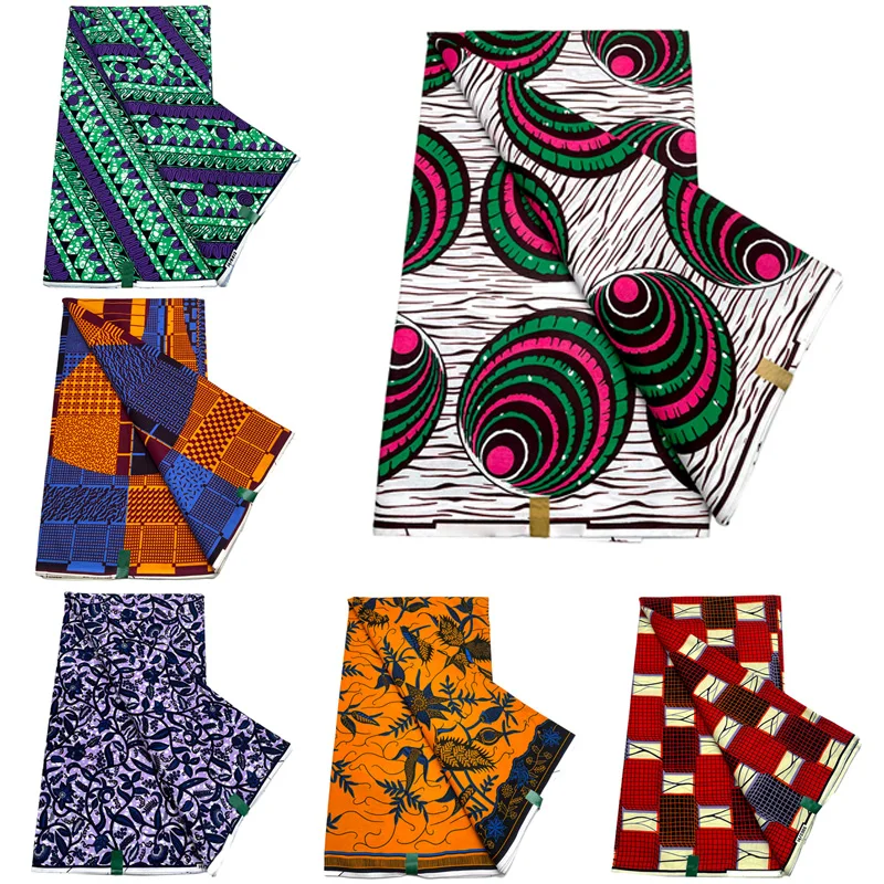 

Newest Guaranteed Veritable African Real Wax Prints Fabric 100% Cotton Ankara Batik High Quality Tissu Pagne Nigeria Wax Fabric