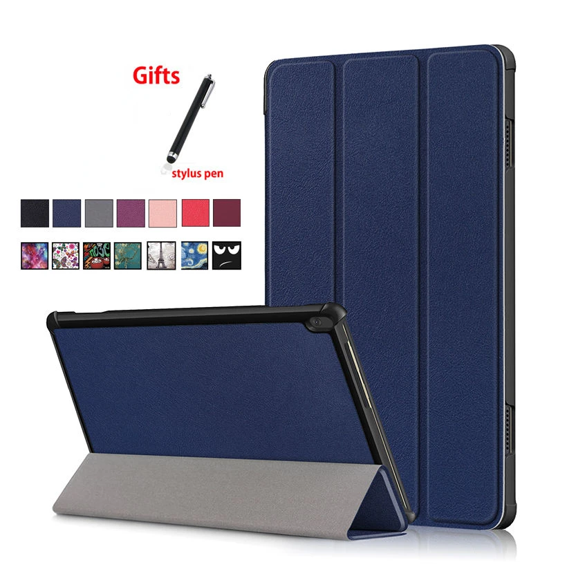 

Case For Lenovo Tab M10 HD FHD Plus 2nd Gen Cover TB-X306X TB-X306F TB-X505F TB-X505L X505X X605F X606F Funda Stand Shell +Gift