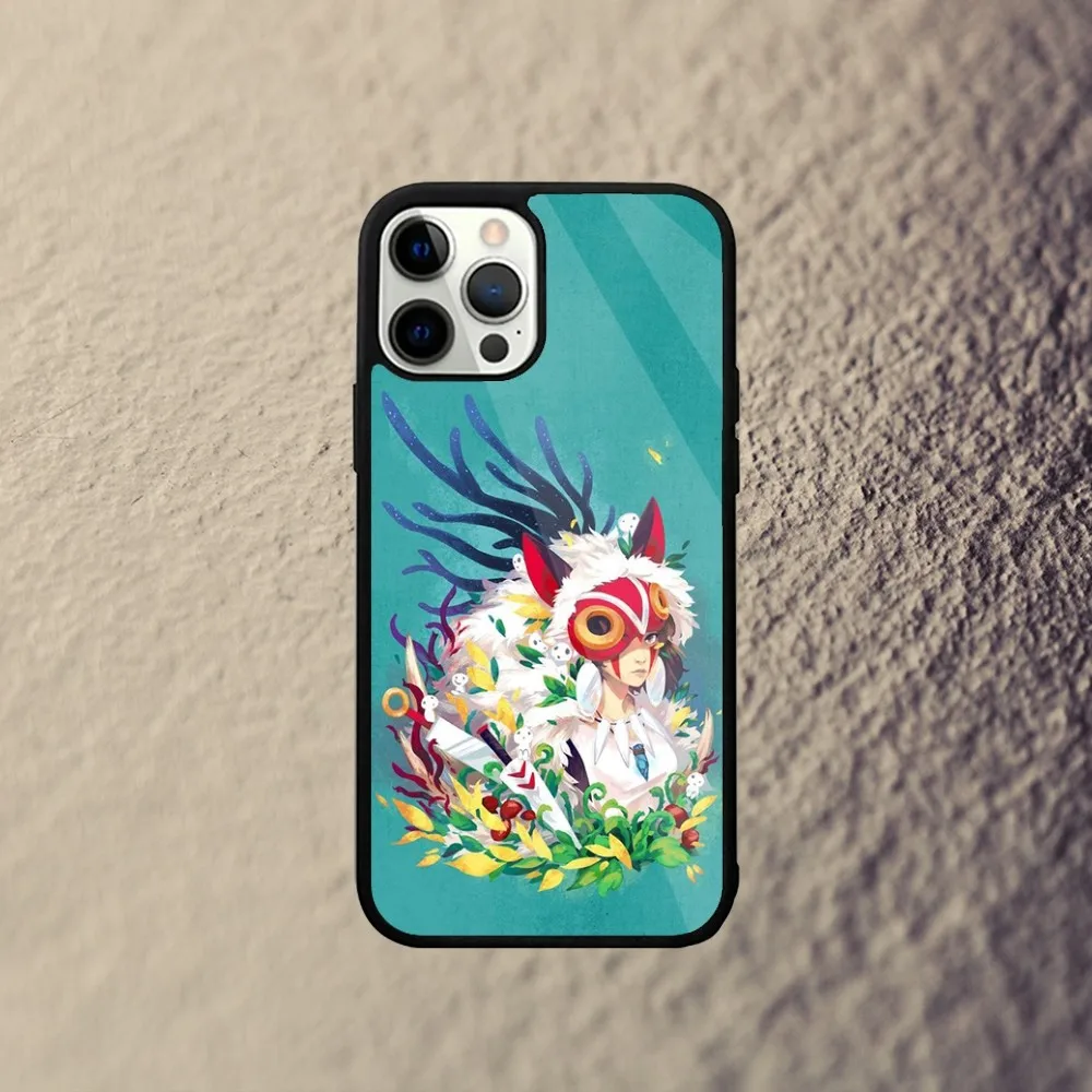 Чехол Для Телефона Anime M-Mononoke Hime iPhone 15/14/13/12/11/Plus/Pro/Max/Mini Magsafe — Совместимый С