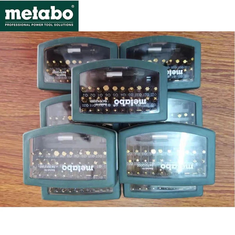 Набор бит для отвертки Metabo в коробке 31 шт. из легированной стали аксессуары