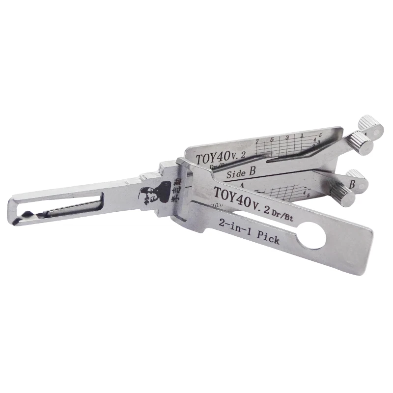 Фото Инструмент слесарный Lishi TOY40 V.2 2-в-1: отмычка и декодер для вертикальной фрезеровки замков Toyota №3