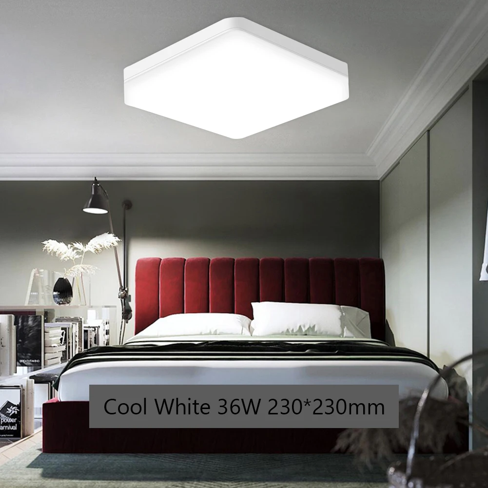 

LED Ceiling Light Fixture Mount Downlight 9W 18W 24W 36W Super Thin AC85-265V Flush Modern Panel Lamp For Living Room Hallway
