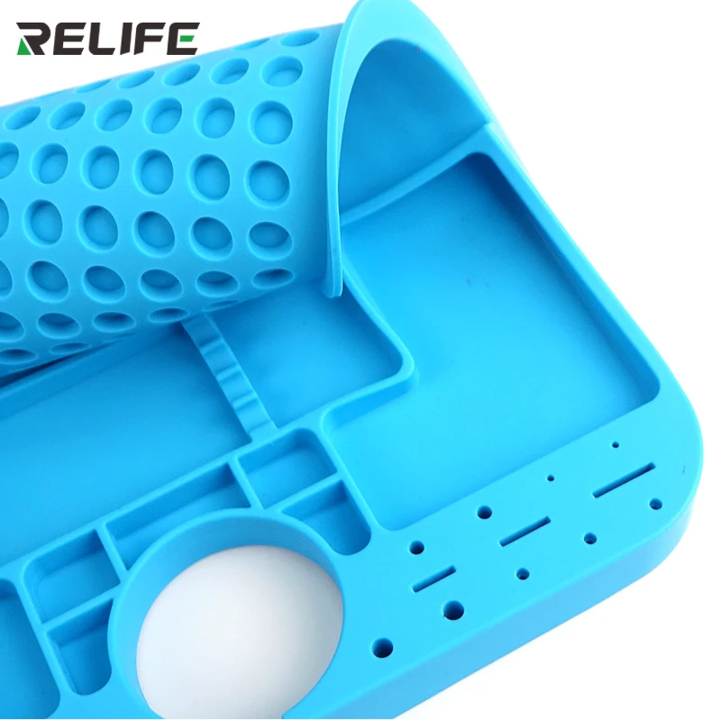 

RELIFE RL-004M Microscope B1 Base Maintenance Pad Desk Mat Heat Insulation Silicone Pad for Microscope Repair Station Tools