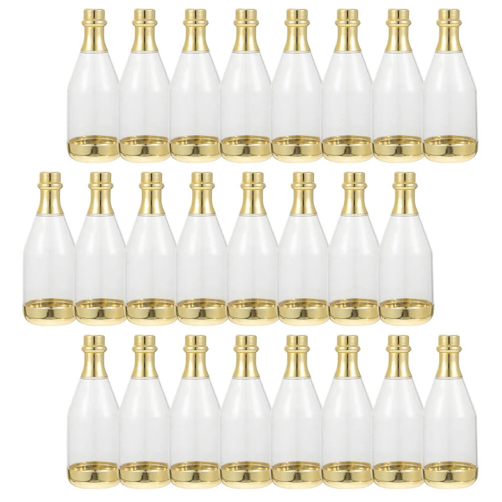 24Pcs Bar Mitzvah Adult Party Favors Bridal Shower Gifts Guests Decorative Candy Containers Quinceanera Mini Bottles Box