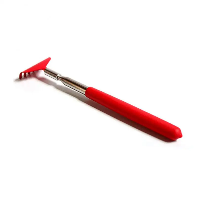 

Convenient Telescopic Back Scratcher Elder Tickle Massage Tool Stainless Steel Claw Back Scraper Extendable Itch Stick For Relax