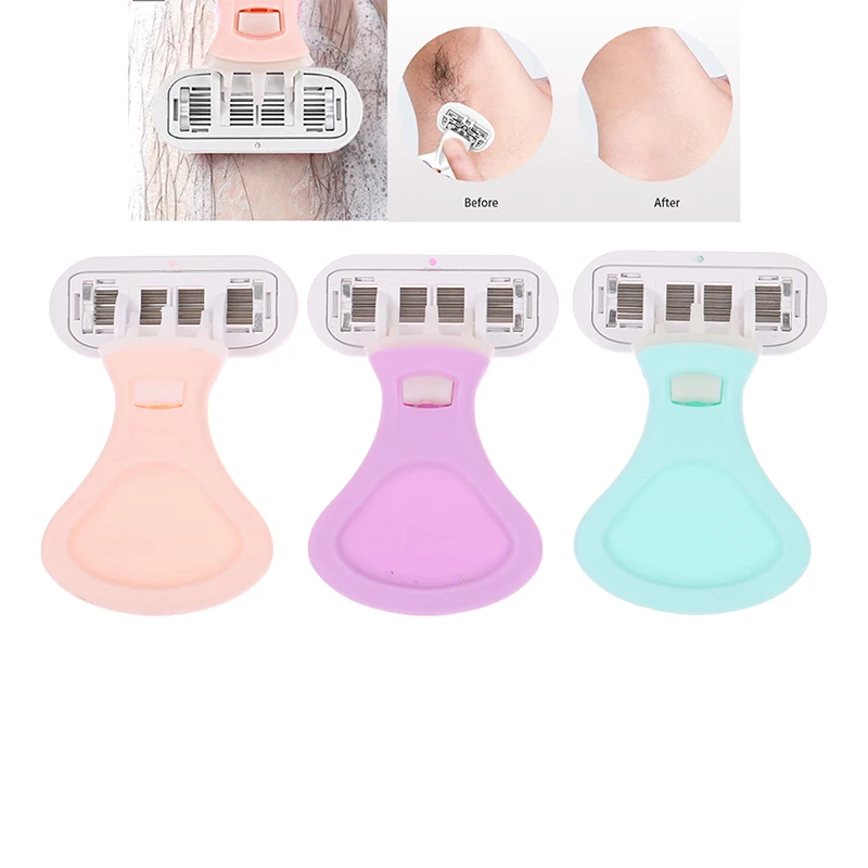 

1Pcs Armpit Leg Face Hair Woman Trimmer Shaver Manual Shaving Women's Razor Trimmers 6 Layer Blades Razor For Female
