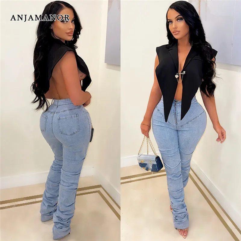 

Женский укороченный топ без рукавов, с застежкой-брошкой