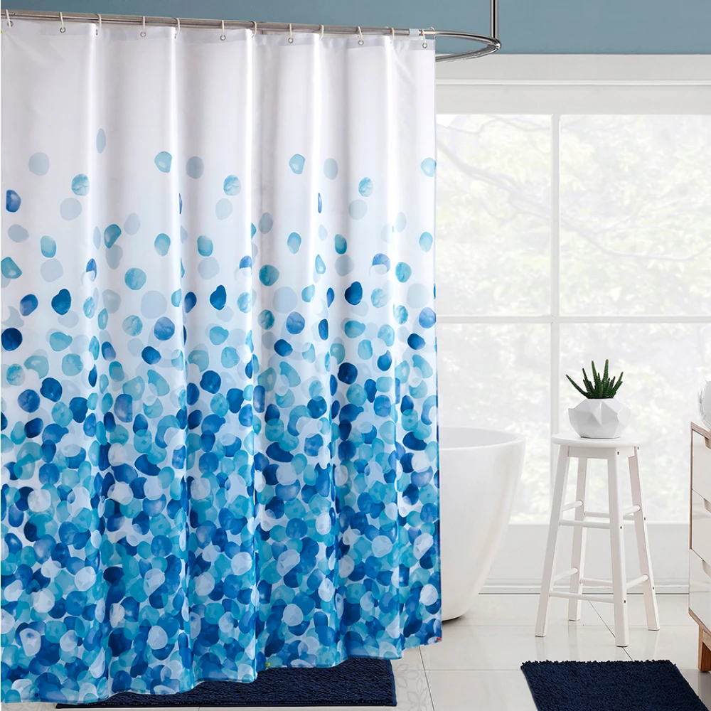 

Blue Shower Curtains Bathroom Curtain With Hooks Decor Waterproof Dolphin 3D Bath 180*180cm 180*200cm Creative Shower Curtain