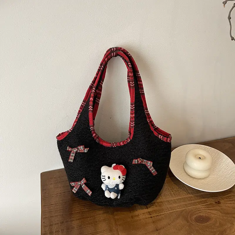 INS новая модная сумка Hello Kitty Kawaii Sanrio для подмышек в стиле аниме портативная